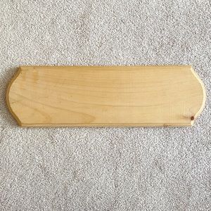 Natural plan wooden innkeeper sign placard